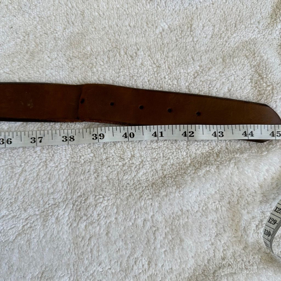 REI Men's Brown Leather Belt Size 40 - Picture 4 of 4